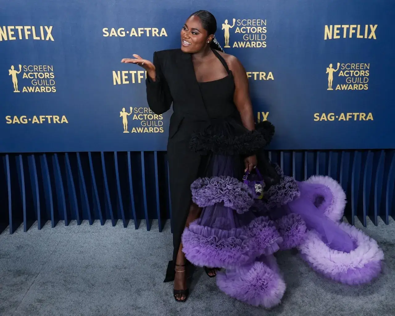 DANIELLE BROOKS STILLS AT SCREEN ACTORS GUILD AWARDS 2024 IN LOS ANGELES 7